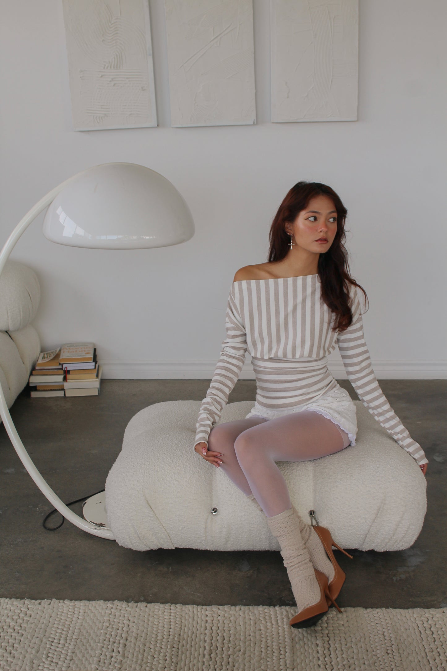 SUZIE TOP IN CARAMEL MACCHIATO