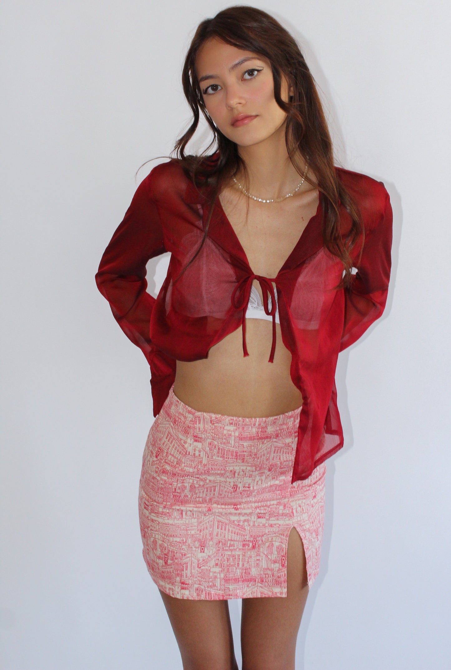 GABY SKIRT IN WINE